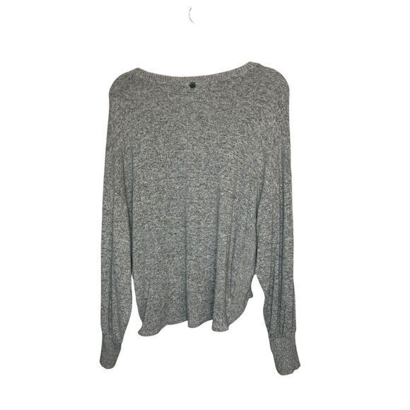 ANTHROPOLOGIE Saturday/Sunday Gray‎ Oversized Sweater Bishop Sleeves Size M - Picture 4 of 12